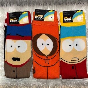 3 South Park Pairs of Socks 🧦 - Adult Swim